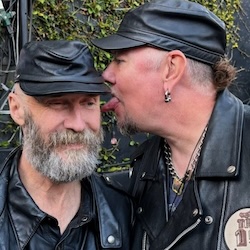 Rob and Eric with tongue