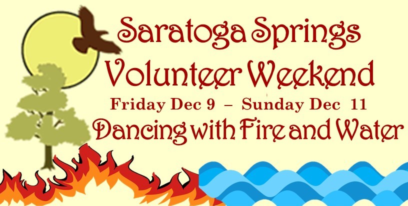 Saratoga Springs Volunteer Weekend Dec 9 - Dec 11